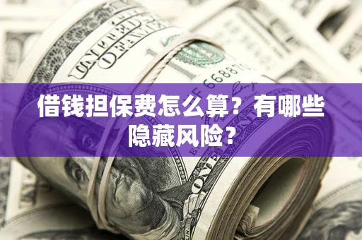 北京借钱担保费怎么算？有哪些隐藏风险？
