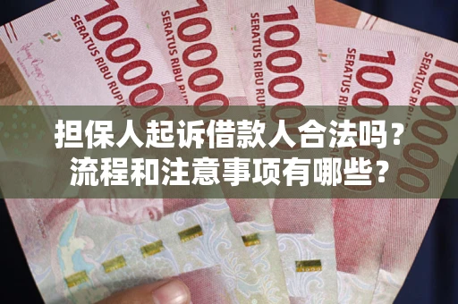 北京担保人起诉借款人合法吗？流程和注意事项有哪些？
