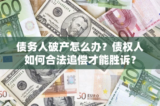 北京债务人破产怎么办？债权人如何合法追偿才能胜诉？