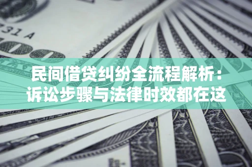 北京民间借贷纠纷全流程解析：诉讼步骤与法律时效都在这儿了